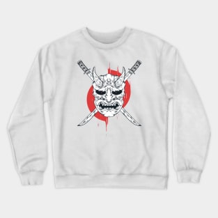 Japanese Oni mask Crewneck Sweatshirt